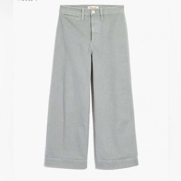 Madewell Light Gray Flare Jeans - Picture 4 of 13